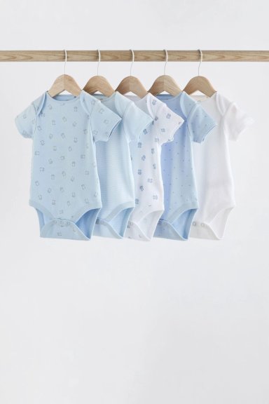 PACK X5 BODY MANGA CORTA BEBÉ NIÑO NEXT