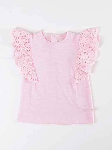 POLO SIN MANGA BEBÉ NIÑA BABY HARVEST BRODERIE