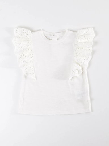 POLO SIN MANGA BEBÉ NIÑA BABY HARVEST BRODERIE