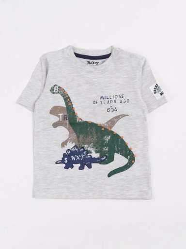 POLO MANGA CORTA ALGODÓN BEBÉ NIÑO BABY HARVEST DINOSAUR
