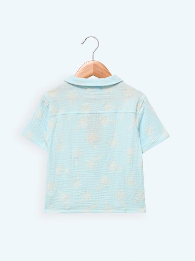CAMISA MANGA CORTA ALGODÓN BEBÉ NIÑO BABY HARVEST - 2