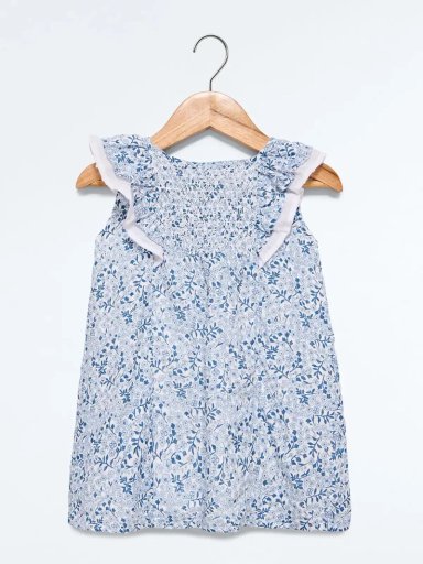 VESTIDO BEBE NIÑA MANGA VUELOS COLLOKY