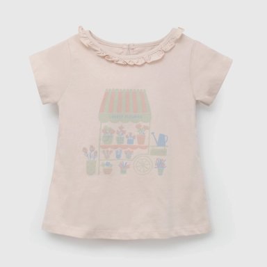 POLO BEBE NIÑA CARRITO DE FLORES COLLOKY - 1