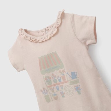 POLO BEBE NIÑA CARRITO DE FLORES COLLOKY - 3