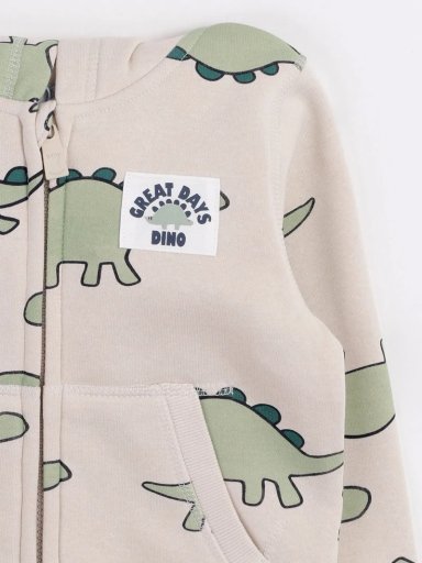 POLERA FRANELA CON CAPUCHA BEBE NIÑO BABY HARVEST - 3