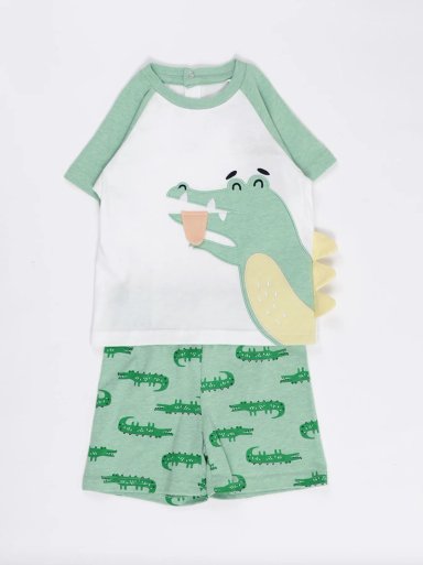 PIJAMA BEBÉ NIÑO BABY HARVEST CROCO