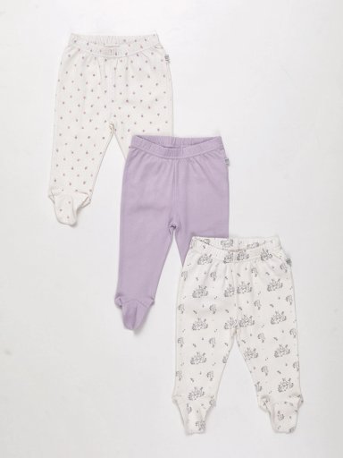 PACK PANTIES ALGODÓN BEBÉ NIÑA BABY HARVEST TRIO