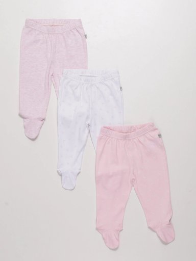 PACK PANTIES ALGODÓN BEBÉ NIÑA BABY HARVEST TRIO