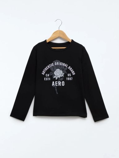 POLO MANGA LARGA NIÑA AERO