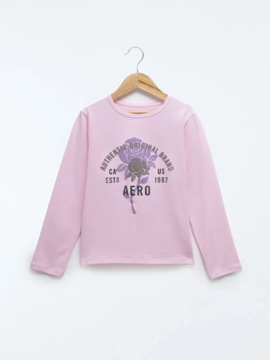 POLO MANGA LARGA NIÑA AERO