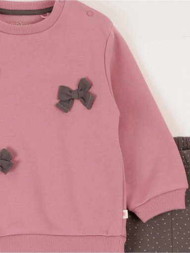 CONJUNTO POLERA + PANTALON BEBE NIÑA BABY HARVEST - 3
