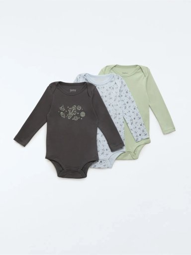 PACK 3 BODY MANGA LARGA BABY HARVEST