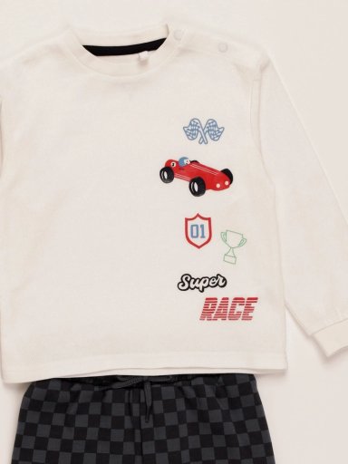 CONJUNTO URBAN ALGODÓN POLERA + BUZO BEBE NIÑO BABY HARVEST - 3