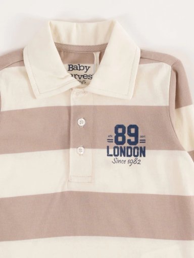 POLO MANGA LARGA CON CUELLO ALGODÓN BEBÉ NIÑO BABY HARVEST - 3