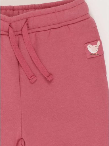 PANTALON DE BUZO FRANELA BEBE NIÑA BABY HARVEST - 3