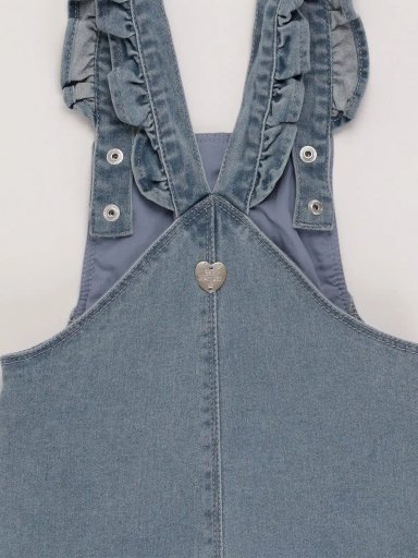 OVEROL LARGO DENIM BEBE NIÑA BABY HARVEST - 4
