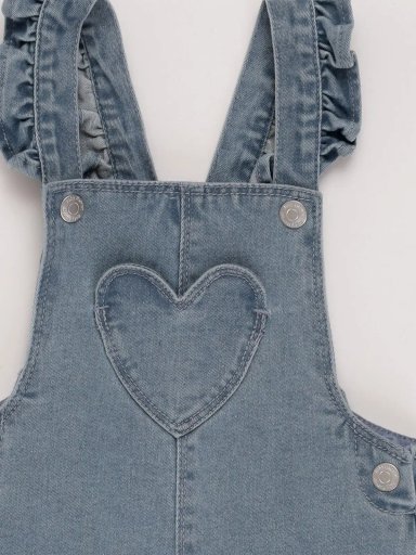 OVEROL LARGO DENIM BEBE NIÑA BABY HARVEST - 3