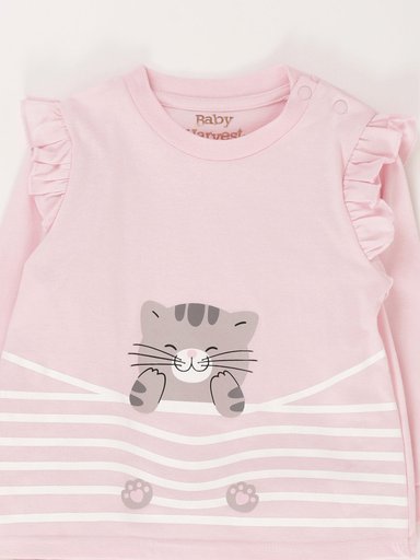 PIJAMA GATOS BEBE NIÑA BABY HARVEST - 3