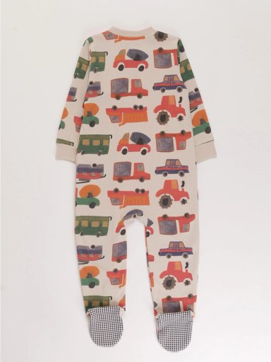 PIJAMA FRANELA CARROS BEBE NIÑO BABY HARVEST - 2