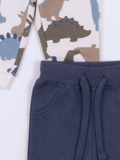 PACK X2 PANTALONES DE BUZO FRENCH TERRY BEBE NIÑO BABY HARVEST - 3