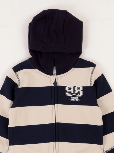 POLERA FRANELA CON CAPUCHA BEBE NIÑO BABY HARVEST - 3