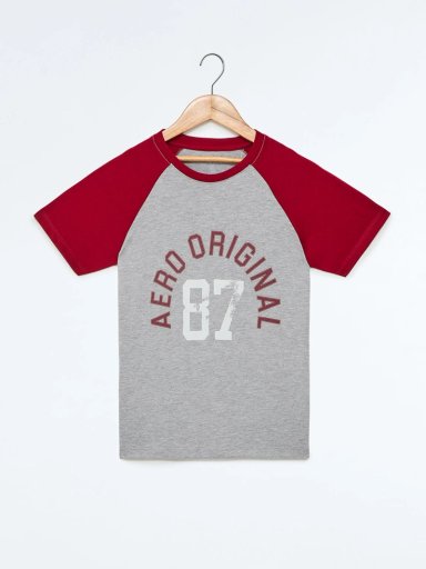 POLERA MANGA CORTA NIÑO AERO RAGLAN 2992