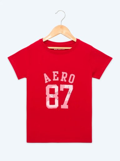 POLERA MANGA CORTA NIÑA AERO GRAPH