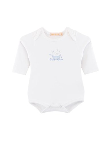 AJUAR ALGODÓN NIÑO BABY CLUB CELESTE REORDEN - 3