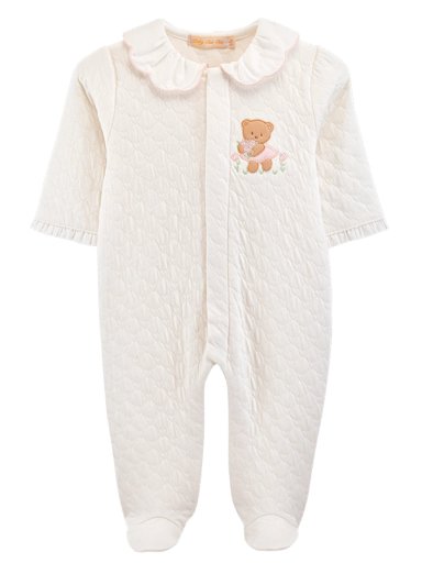 ENTERIZO ALGODÓN PIMA NIÑA BABY CLUB PERLA REORDEN