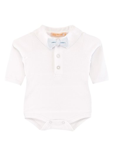 CONJUNTO ALGODÓN PIMA NIÑO BABY CLUB BLANCO REORDEN - 3