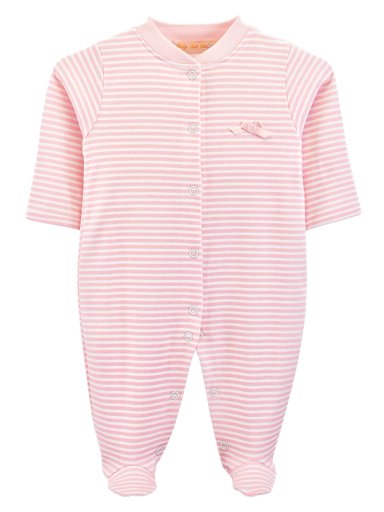 AJUAR ALGODÓN PIMA NIÑA BABY CLUB BLANCO REORDEN 3 PIEZAS - 2
