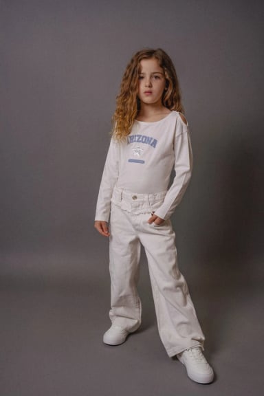 PANTALÓN ALGODÓN NIÑA COLLOKY PTGB0675 - 2