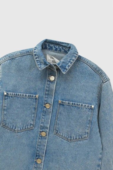 SOBRECAMISA DENIM NIÑA COLLOKY - 3