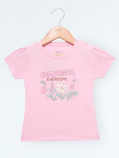 POLO MANGA CORTA ALGODÓN BEBÉ NIÑA BABY HARVEST PRINT