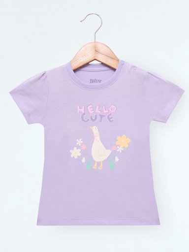 POLO MANGA CORTA ALGODÓN BEBÉ NIÑA BABY HARVEST PRINT