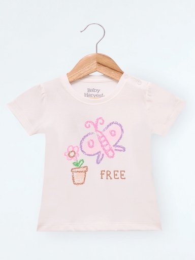 POLO MANGA CORTA ALGODÓN BEBÉ NIÑA BABY HARVEST PRINT