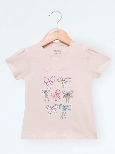 POLO MANGA CORTA ALGODÓN BEBÉ NIÑA BABY HARVEST PRINT