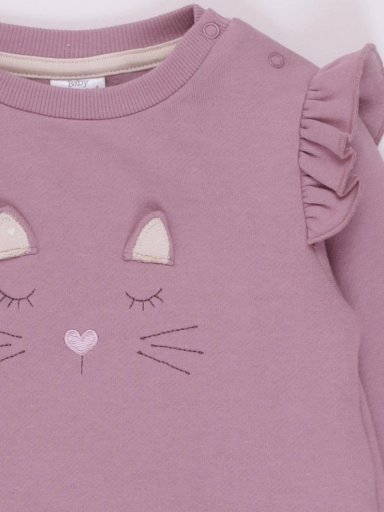 CONJUNTO PLAY FRANELA POLERA + PANTALON BEBE NIÑA BABY HARVEST - 3