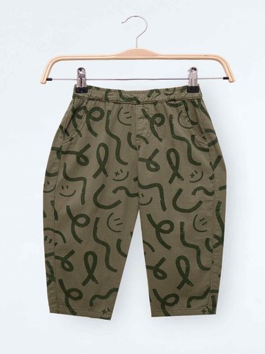 PANTALÓN ALGODÓN BEBÉ NIÑO BABY HARVEST PRINT