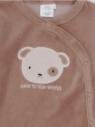 CONJUNTO PLUSH CHOMPA + PANTALON BEBE NIÑO BABY HARVEST - 3