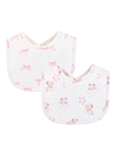 PACK 2 BABEROS BEBÉ BABY CLUB CHIC GIFMREO