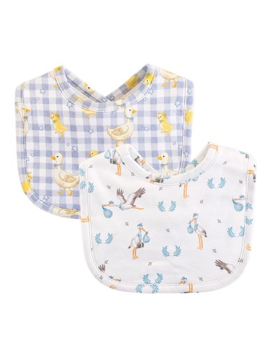 PACK 2 BABEROS BEBÉ BABY CLUB CHIC GIFHREO