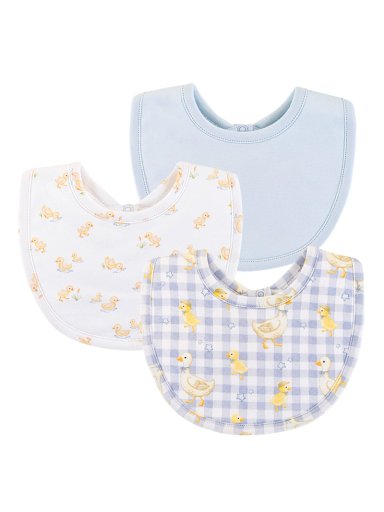 PACK 3 BABEROS BEBÉ BABY CLUB CHIC GIFHREO