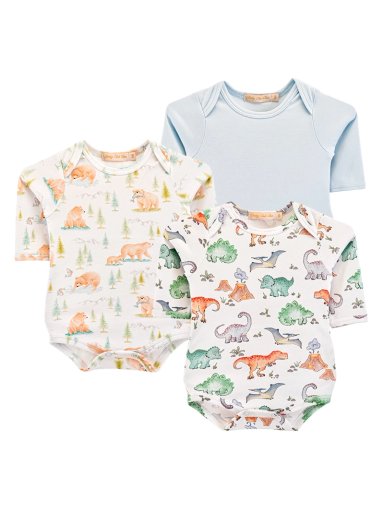 PACK 3 BODYS BEBÉ BABY CLUB CHIC GIFHREO