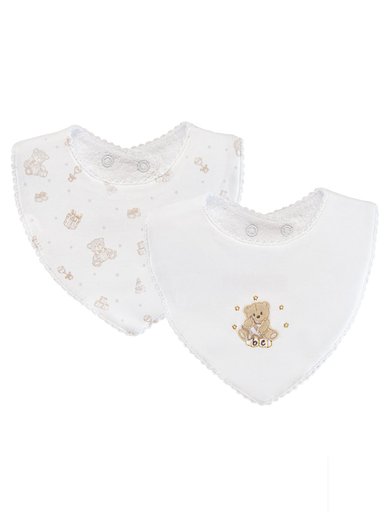 PACK X2 BABEROS ALGODÓN BABY CLUB CHIC VINTAGE TOY