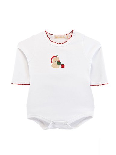 CONJUNTO PANTALÓN Y BODY ALGODÓN UNISEX BABY CLUB CHIC TEDDY CHRISTMAS - 2