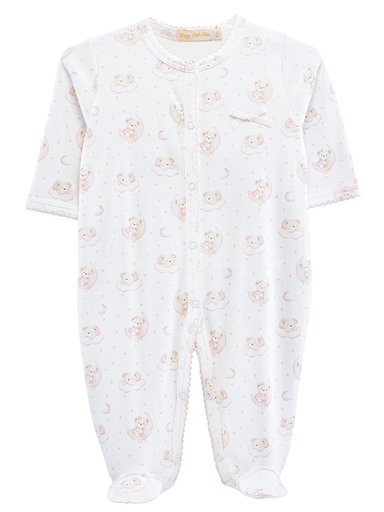 CONJUNTO ENTERIZO Y BABERO ALGODÓN NIÑA BABY CLUB CHIC TIME TO SLEEP - 2