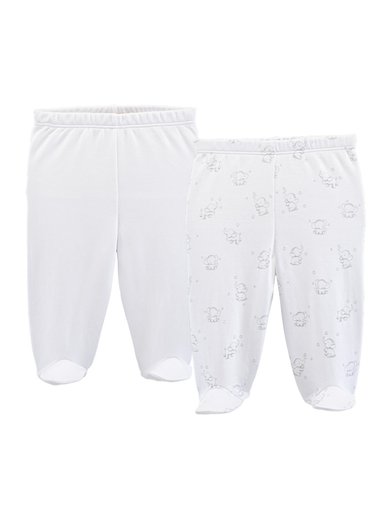 PACK X2 PANTALONES ALGODÓN UNISEX BABY CLUB CHIC BATH TIME