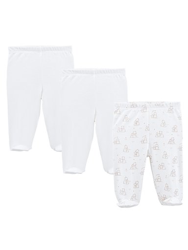 PACK X3 PANTALONES ALGODÓN UNISEX BABY CLUB CHIC REORDEN - 1