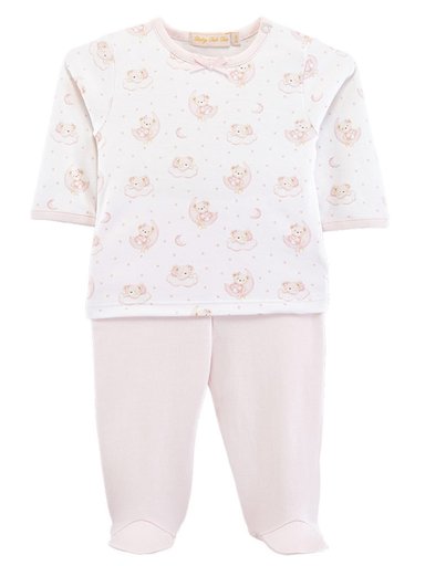 CONJUNTO POLO Y PANTALÓN ALGODÓN NIÑA BABY CLUB CHIC TIME TO SLEEP
